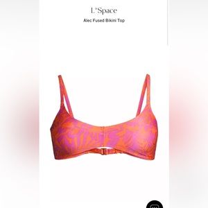 L*SPACE Alec Bikini Top and Printed Seamless Ry Bikini Bottom (matching set)